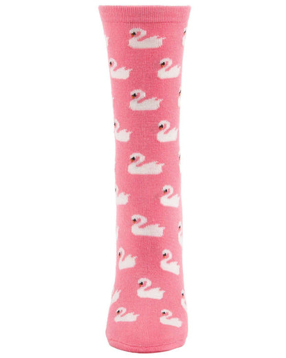 WOMEN'S SWAN CASHMERE BLEND CREW SOCKS