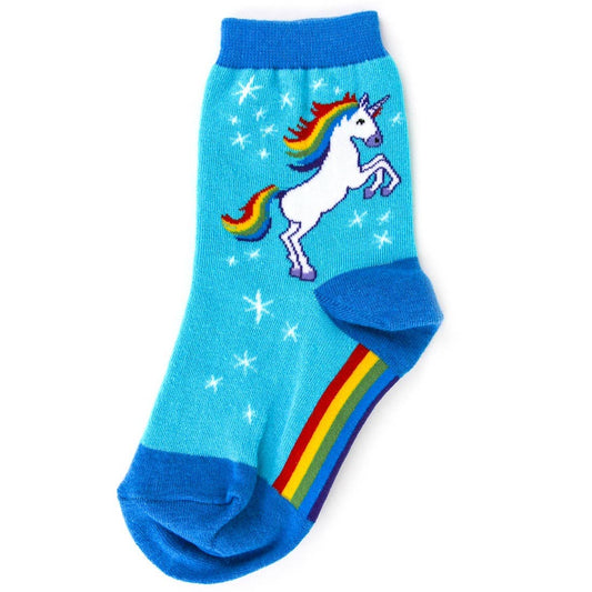 Children's Unicorn Cotton Crew Socks