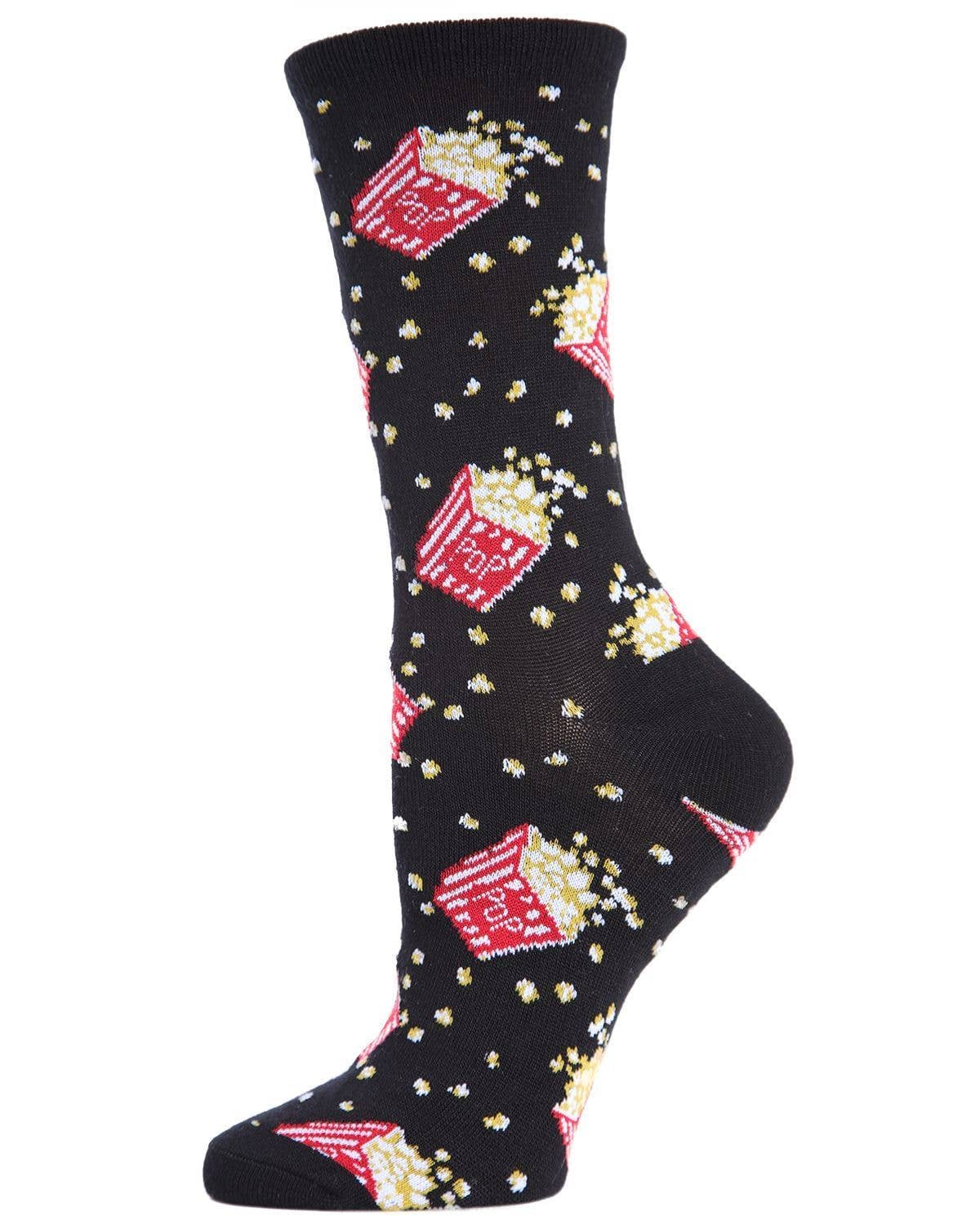 Popcorn Women's Bamboo Blend Crew Socks