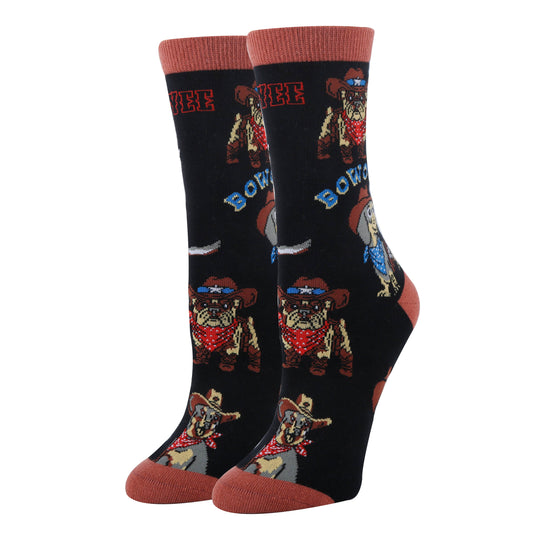 YEE HOWL WOMEN'S CREW SOCKS