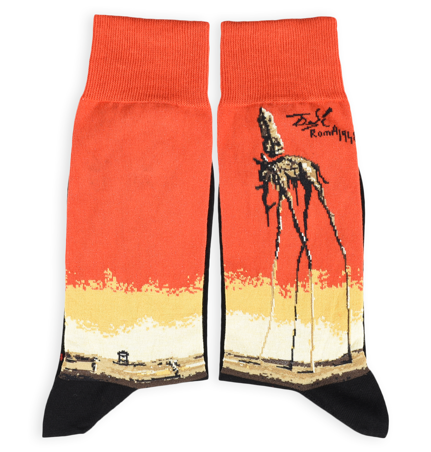 Salvador Dalí - The Elephants Cotton Crew Socks
