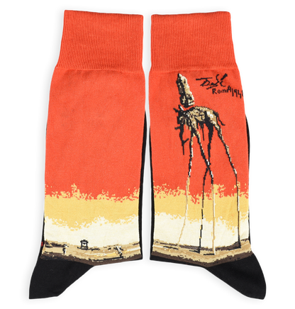 Salvador Dalí - The Elephants Cotton Crew Socks