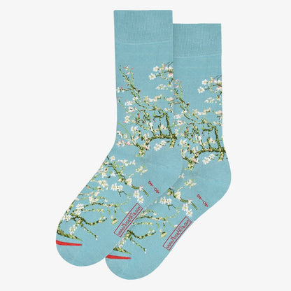 Vincent Van Gogh Almond Blossom  Cotton Crew Socks