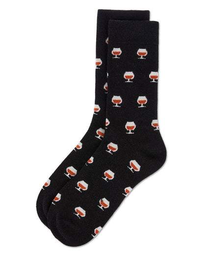 MEN'S WHISKEY CASHMERE BLEND CREW SOCKS