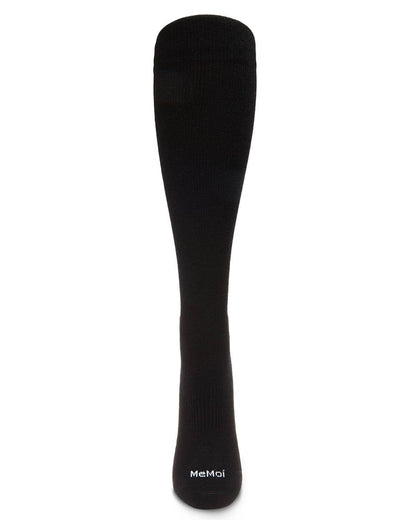 UNISEX SOLID MERINO CUSHION SOLE KNEE HIGH WOOL BLEND 15-20MMHG GRADUATED