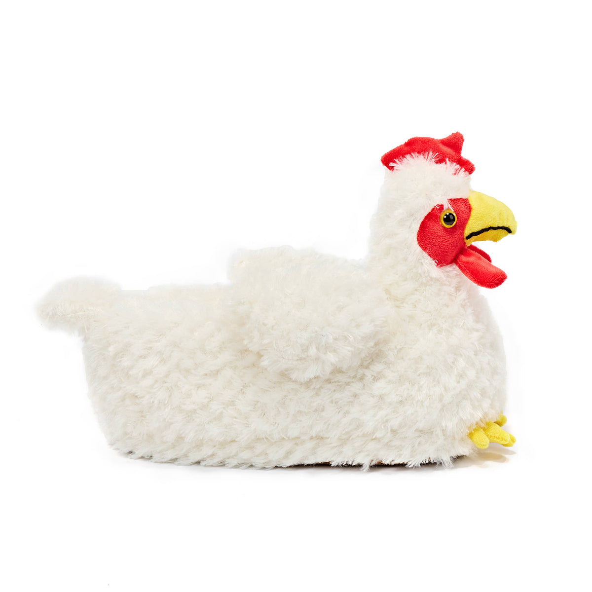 Tootsie the Chicken 3 Women's Funny Fluffy Cozy Slippers