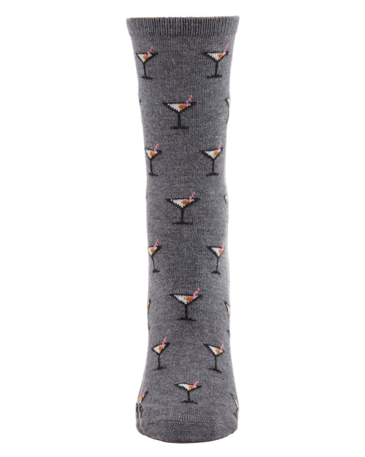 WOMEN'S MARTINI CASHMERE BLEND CREW SOCKS