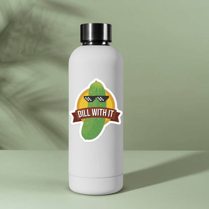 Dill With It Pickle Sticker