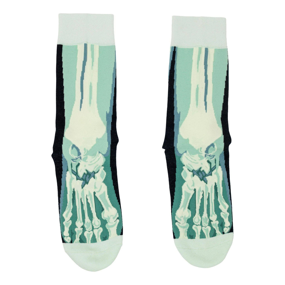 Skeletoes X-ray Crew Socks | Halloween Skeleton