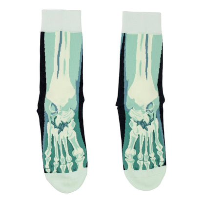 Skeletoes X-ray Crew Socks | Halloween Skeleton