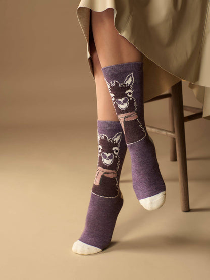 Alpaca Socks | Light Cushion Socks | Crew Socks