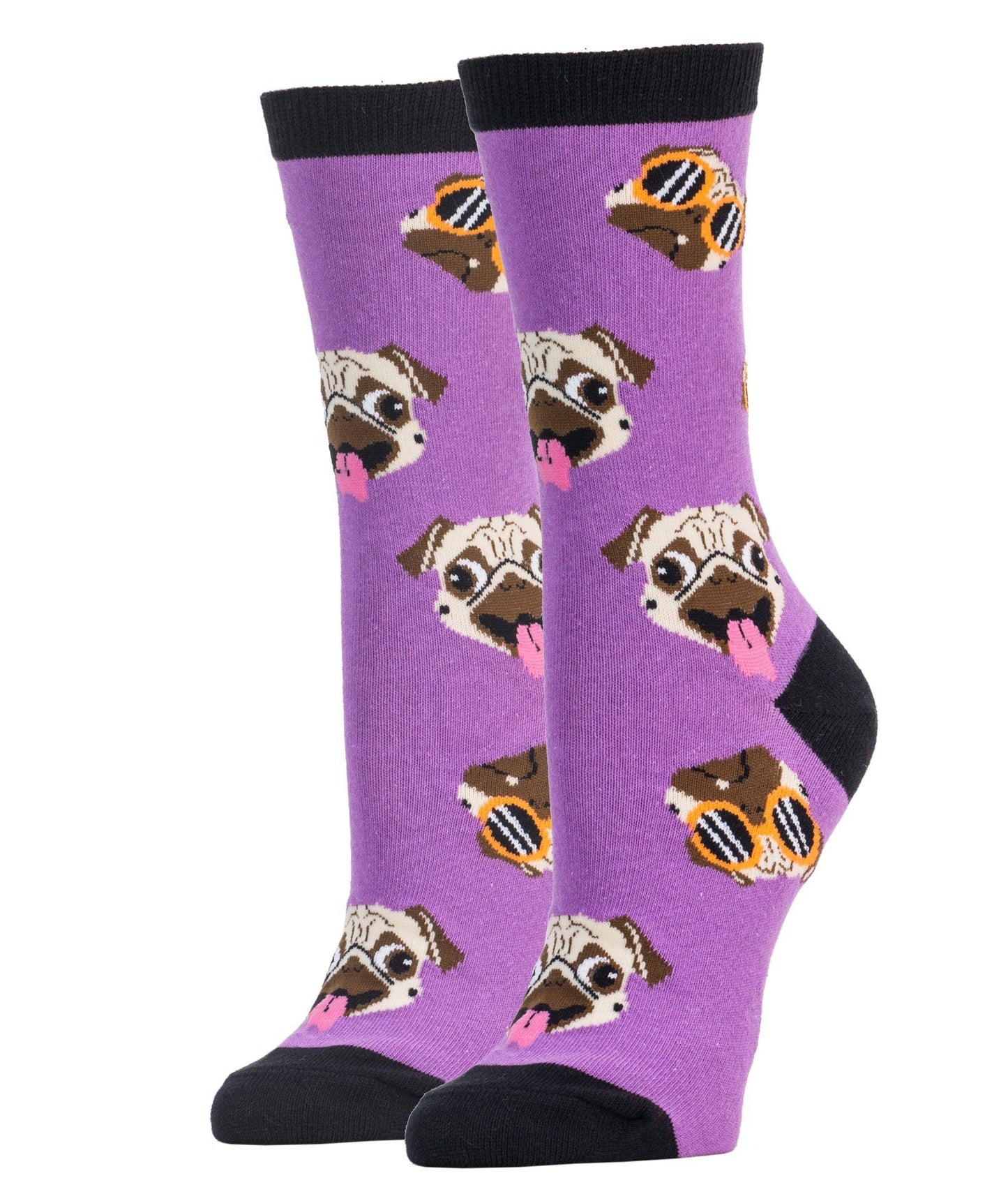 PUGTASTIC WOMEN'S CREW SOCKS