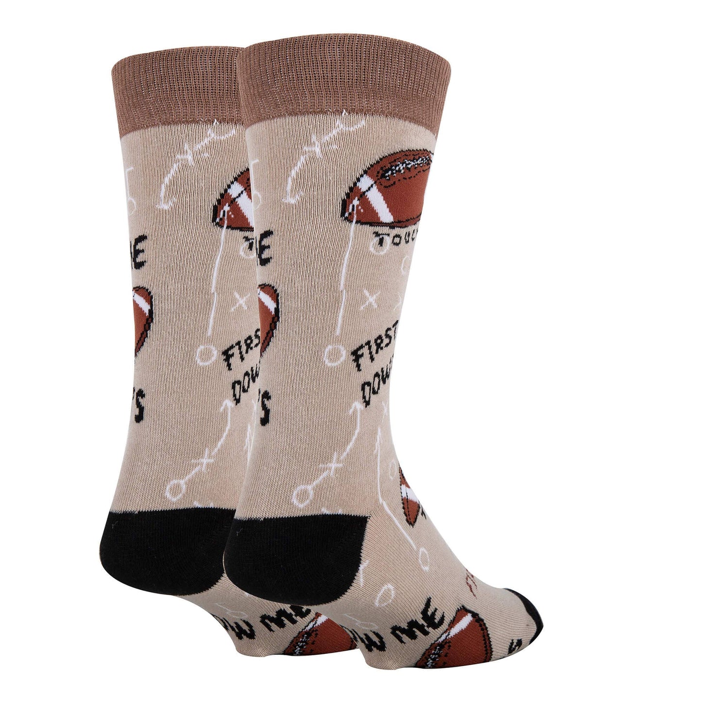 TOUCHDOWN MEN'S CREW SOCKS
