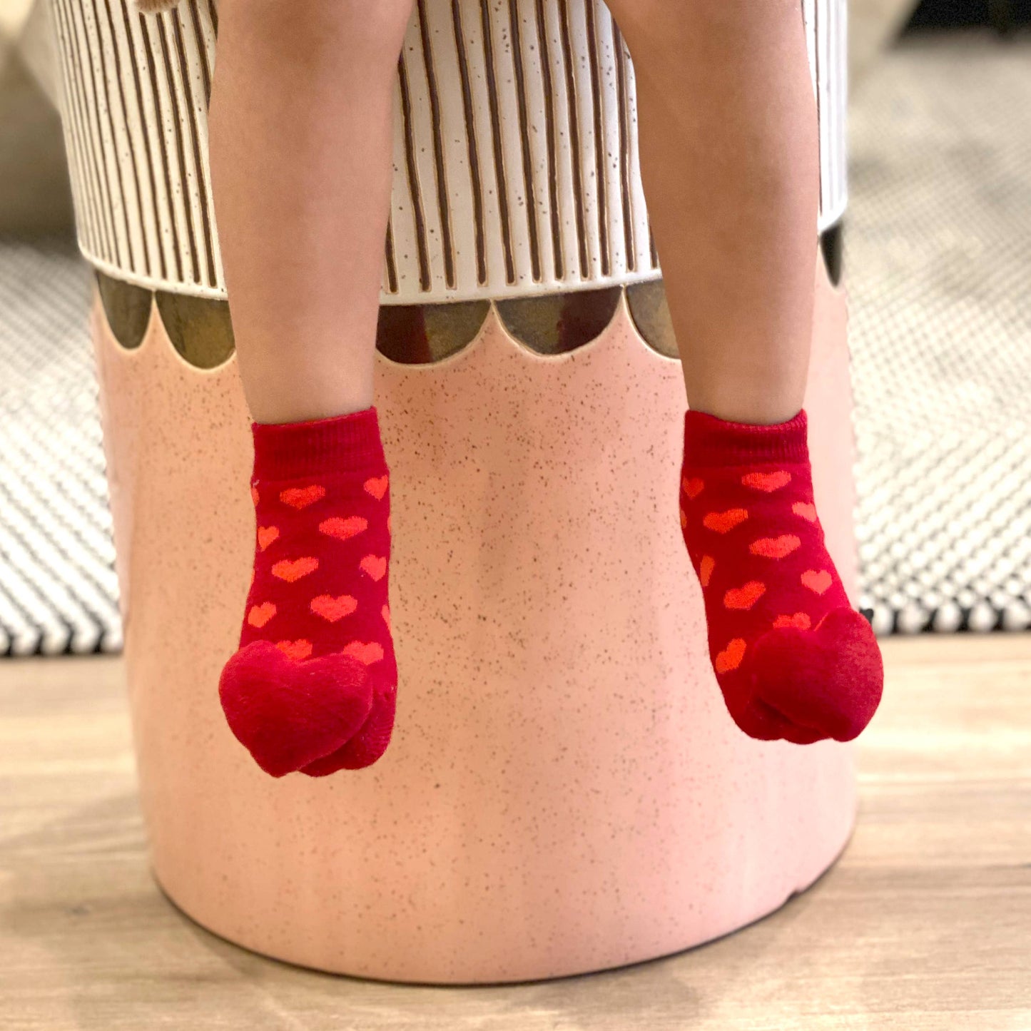 Baby Love Heart Boogie Toes Rattle Socks