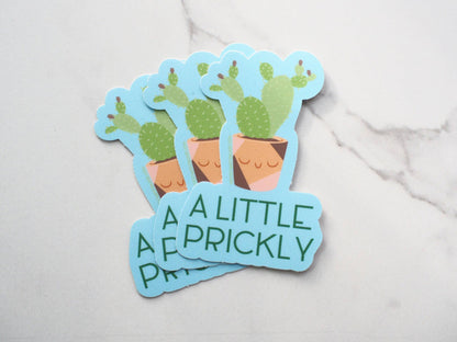 Not a Hugger Cute Cactus Sticker, Funny House Plant Decals