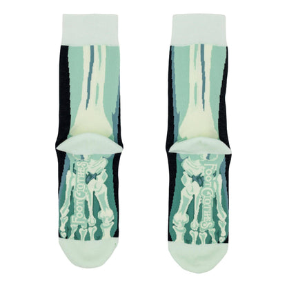 Skeletoes X-ray Crew Socks | Halloween Skeleton