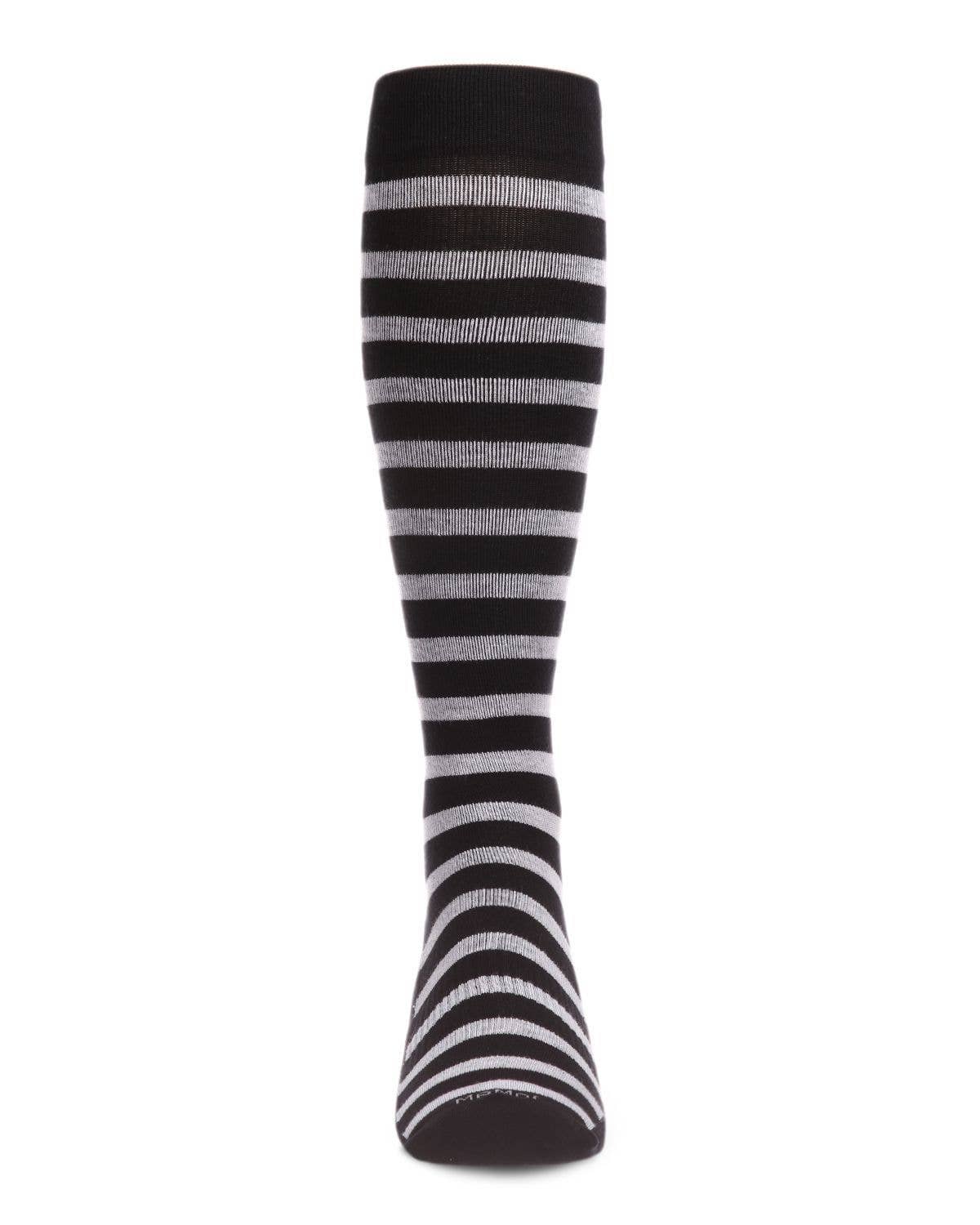 Cabana Stripe Bamboo Blend 8-15mmHg Graduated Compression Socks