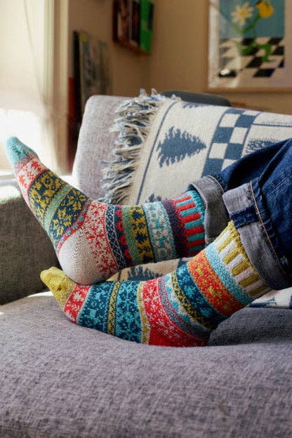 Spritz Crew Socks Sustainably Made Festive Winter Socks