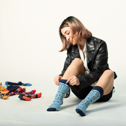 Zeiva Designer Crew Socks