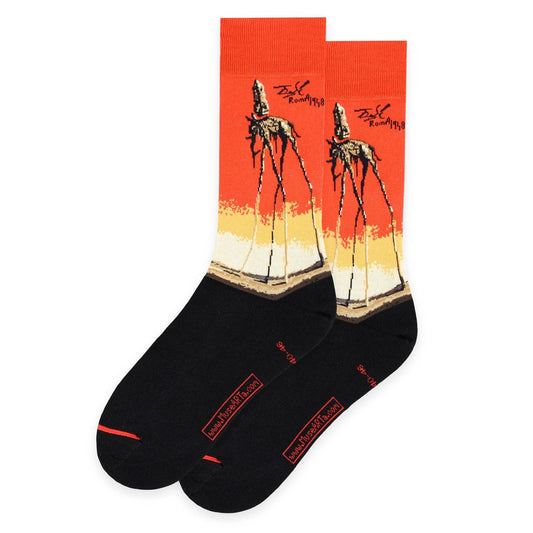 Salvador Dalí - The Elephants Cotton Crew Socks