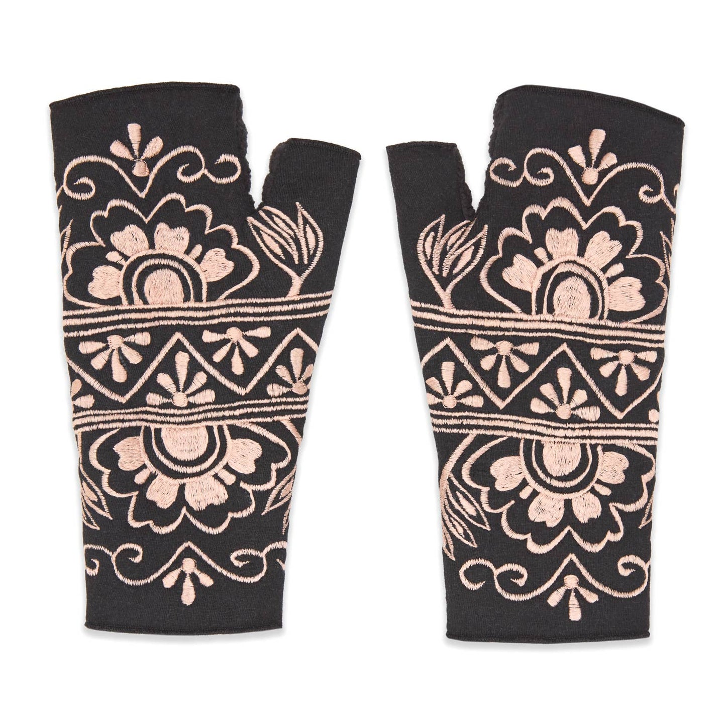 Lawsone Peat Fingerless Fleece Gloves | Knit Gloves