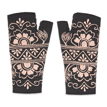 Lawsone Peat Fingerless Fleece Gloves | Knit Gloves