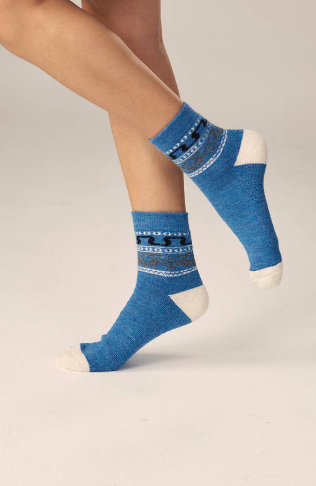 Alpaca Socks | Full Cushion | Ankle Socks | Southwest