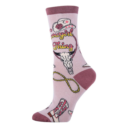 Cowgirl Tng Women's Western Cotton CrewSocks