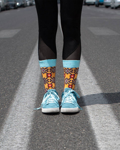 Saf Designer Crew Socks