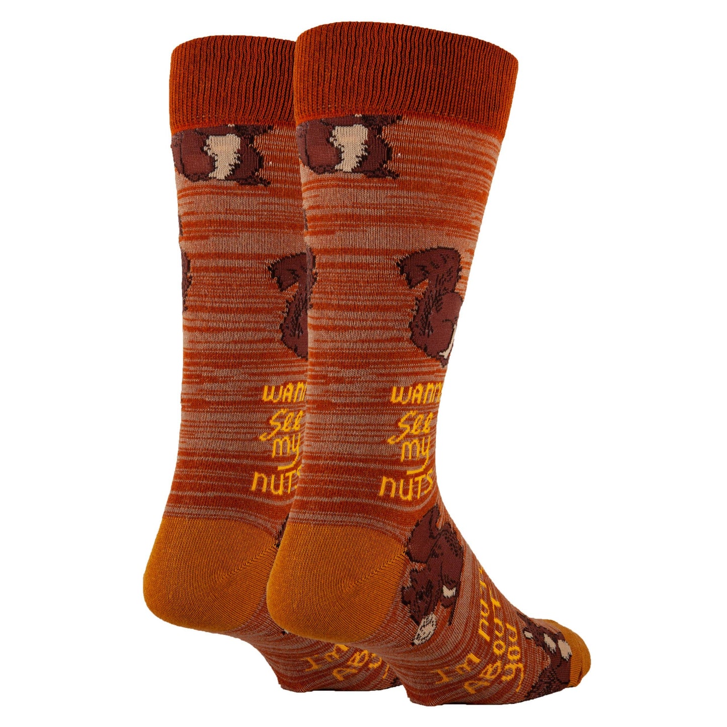 NUTS ABOUT U MEN'S CREW SOCKS