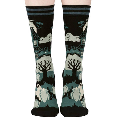 Dead End Manor Crew Socks