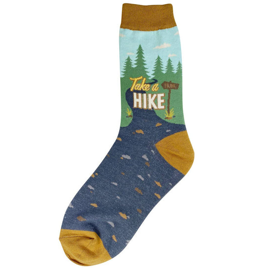 TAKE A HIKE WOMEN'S CREW SOCKS