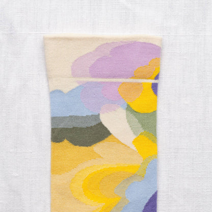 Abstract Natural Sock
