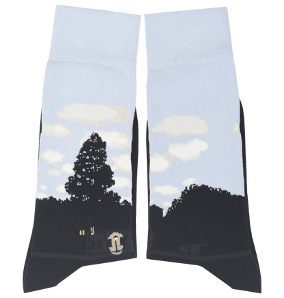 René Magritte  The Kingdom of Lights Cotton Crew Socks