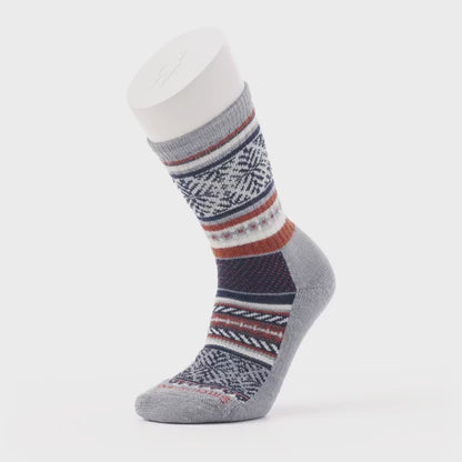 Everyday Cozy Fair Isle Sweater Crew Socks