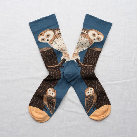 ABYSSE OWL PREMIUM CREW SOCK
