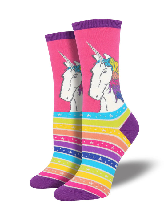 RAINBOW HAIR DON'T CARE WOMEN'S CREW