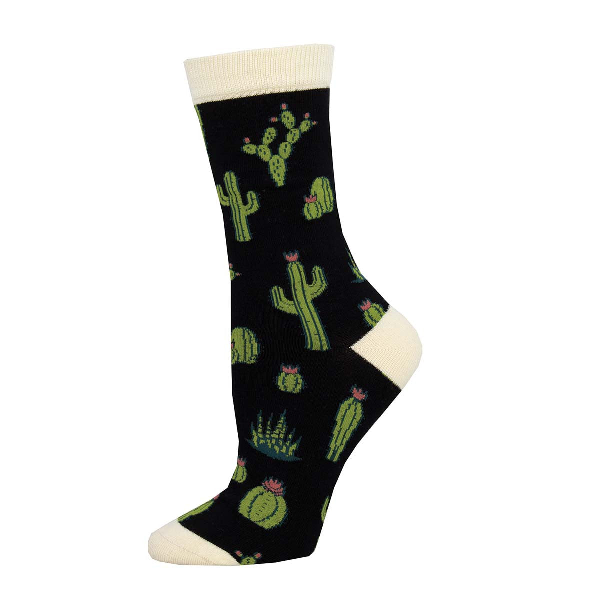 KING CACTUS WOMEN'S BAMBOO CREW SOCKS